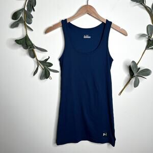 Under Armour Dark Teal Ribbed Tank LAST CALL